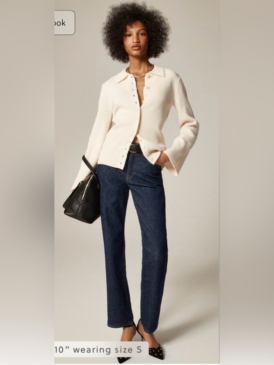 J. Crew Sweaters - J.Crew Milano-stitch cinched-waist cardigan in ivory
